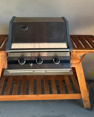 Barbecue Gas 3 Fuochi KEMPER