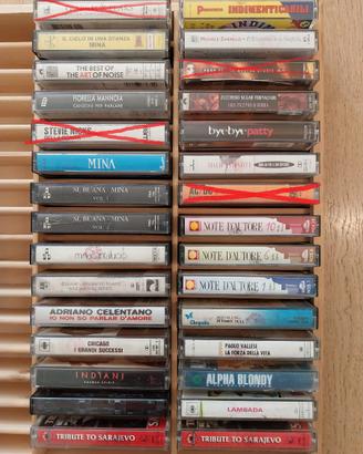 Set musicassette assortite