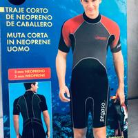 Muta corta in neoprene uomo taglia media