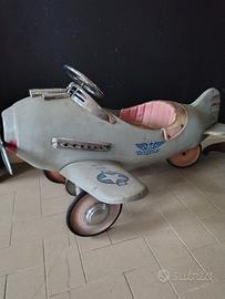 aereo pedali antico vintage 