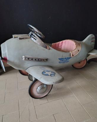 aereo pedali antico vintage 