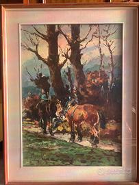 2 dipinti autore morelli 50/70