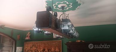 unico lampadario da sala rustico 