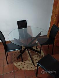 tavolo in vetro 