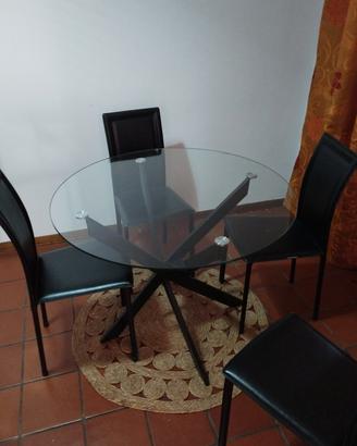 tavolo in vetro 