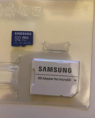 Micro SD da 512gb con adattatore