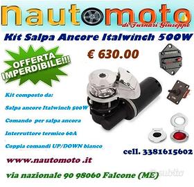 Kit Salpa Ancora Italwinch 500W 12v per catena 6