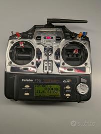 Radiocomando Futaba T7C FASST con 2 rx R617FS