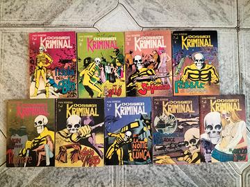 Lotto 9 fumetti Dossier Kriminal Max Bunker Magnus