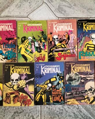 Lotto 9 fumetti Dossier Kriminal Max Bunker Magnus