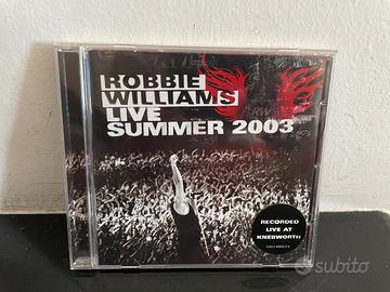 CD ROBBIE WILLIAMS LIVE SUMMER 2003