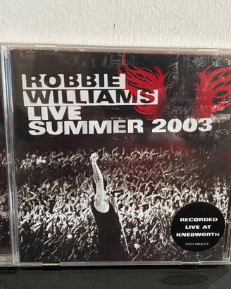 CD ROBBIE WILLIAMS LIVE SUMMER 2003
