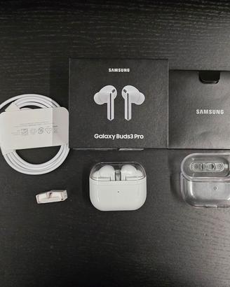 Samsung Galaxy buds  3 pro con custodia trasap