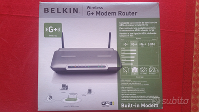 BELKIN modem router + G wireless