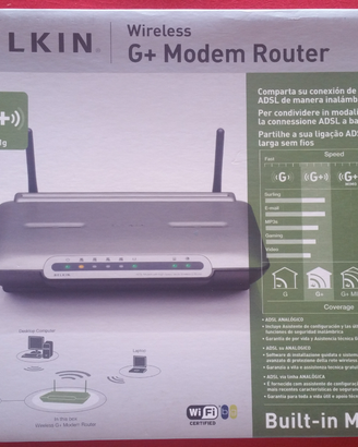 BELKIN modem router + G wireless