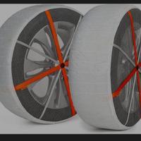 Calze da neve per autovettura marca Autosocks 600