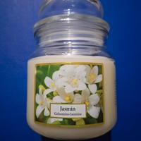 Candela in giara di vetro 