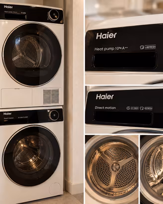Combo LAVATRICE E ASCIUGATRICE HAIER 10Kg