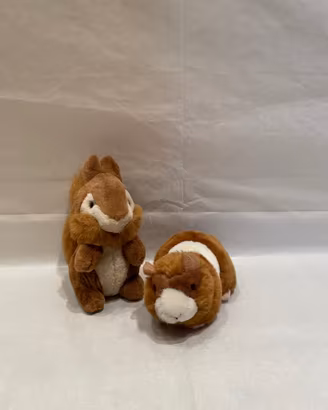 Peluche_13 - Scoiattolo e Criceto