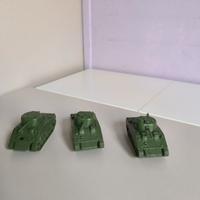 Set 3 modelli Atlantic M5 Sherman scala HO