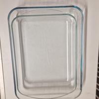 Lotto pirofile da forno in vetro Pyrex