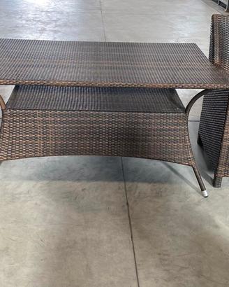 Tavoli sedie e poltrone polyrattan NUOVI