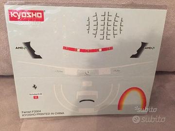 Decals casco Schumacher FerrariF 2004 1/8 Kyosho