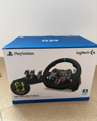 Volante logitech G29+cuffie -nuovo