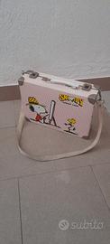 cartella in latta vintage SNOOPY SCHOOL CASE 