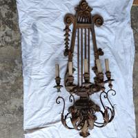 Antica applique a forma di lira