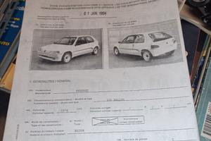 f i c h e technique Peugeot 106 rallye