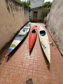 Canoa nova + due canoe gratis