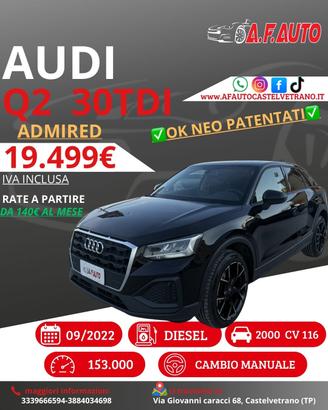Audi Q2 30 TDI Admired