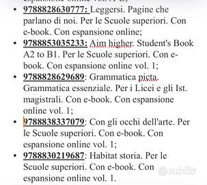 Liceo scientifico libri