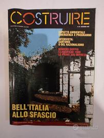 COLLEZIONE RIVISTA “COSTRUIRE” - 10 NUMERI ANNI ’8