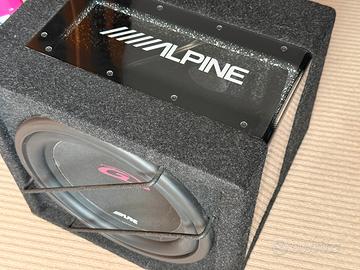 Subwoofer auto Alpine 800w