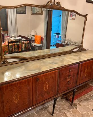 Credenza con specchiera vintage
