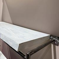 Mensole legno vero bianche