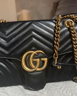 GUCCI GG marmont small nera dustbag originale