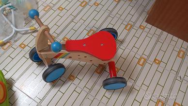 Triciclo in legno