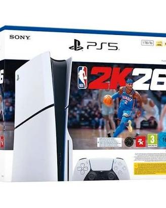PlayStation 5 PS5 Slim Disc 1TB + Gioco NBA 2K26