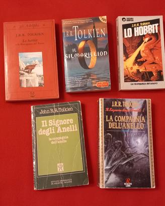 J.R.R TOLKIEN lotto libri edizioni tascabili 