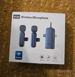 coppia microfoni wireless 