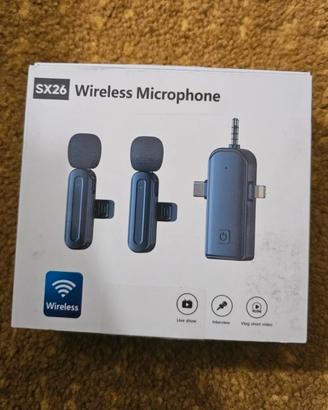 coppia microfoni wireless 