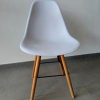 Set 6 sedie bianche stile nordico