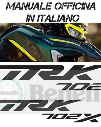 Manuale Officina Ita Benelli TRK e X 702 2023 2024