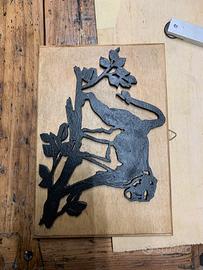 Scimmia in legno