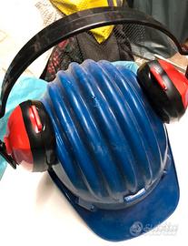 Casco piu cuffia antirumore