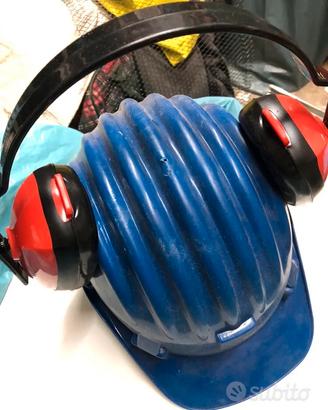 Casco piu cuffia antirumore