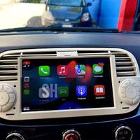 Monitor Apple CarPlay android auto FIAT 500